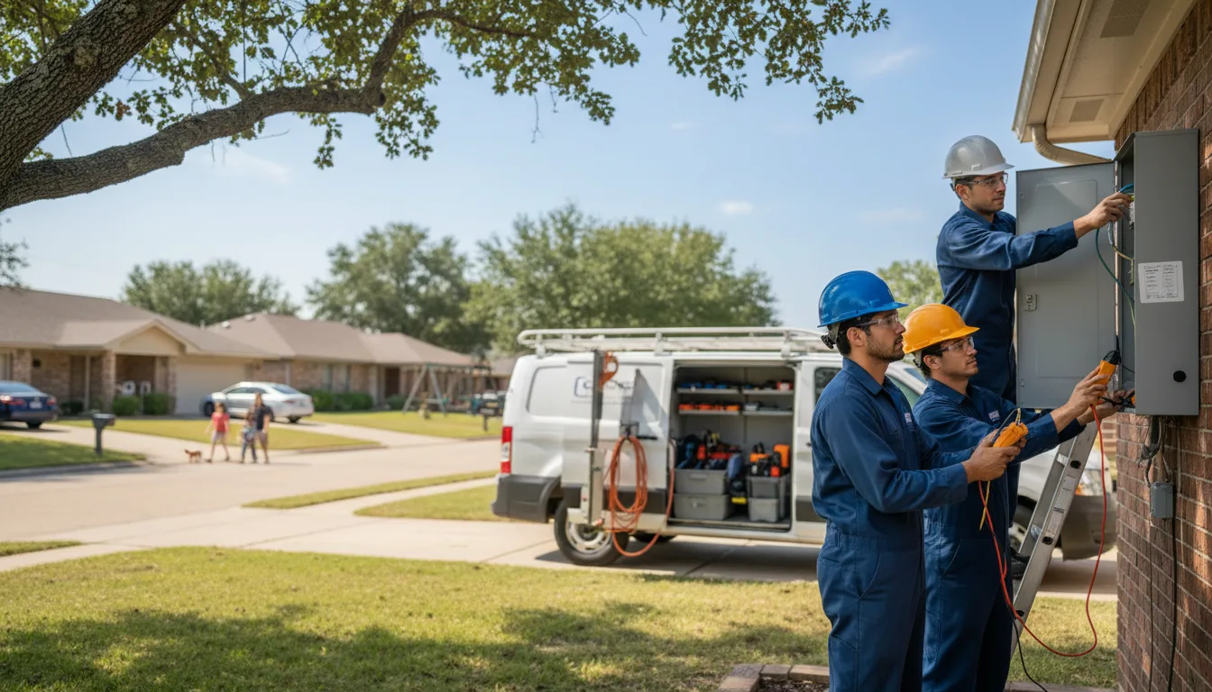 Certified electrician providing emergency electrical services in Kingsville, TX